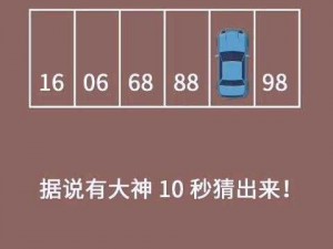 根据实事信息，微信最强大脑大乱斗第 13 关：汽车停在几号车位？