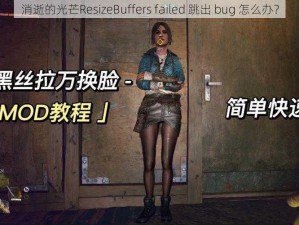 消逝的光芒ResizeBuffers failed 跳出 bug 怎么办？