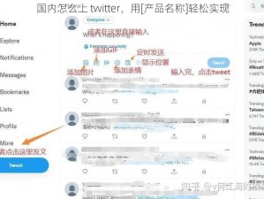 国内怎么上 twitter，用[产品名称]轻松实现