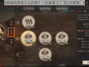 三国志战棋版纳降是怎么回事？一文看懂《三国志战棋版》纳降机制