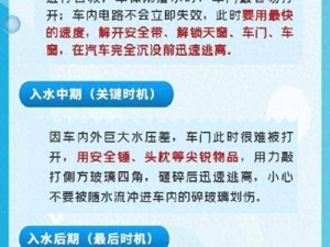 面对突发险情：如何应对车辆意外落水紧急救援措施