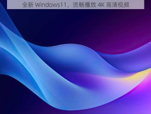 全新 Windows11，流畅播放 4K 高清视频