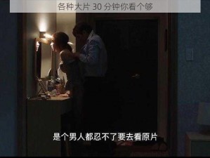 各种大片 30 分钟你看个够