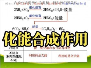 合成公式揭示生命奥秘，新科技引发争议