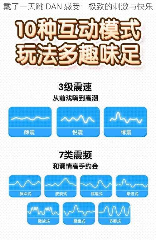 戴了一天跳 DAN 感受：极致的刺激与快乐