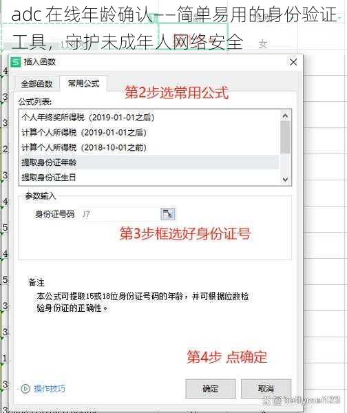 adc 在线年龄确认——简单易用的身份验证工具，守护未成年人网络安全