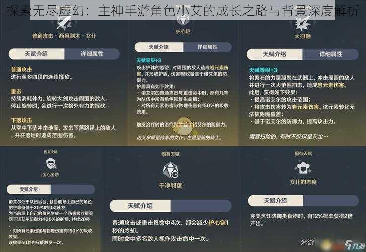 探索无尽虚幻：主神手游角色小艾的成长之路与背景深度解析