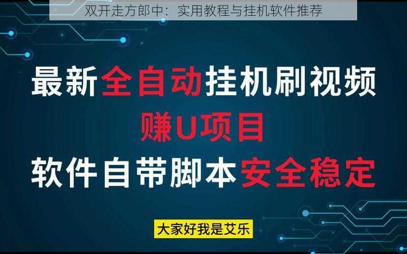 双开走方郎中：实用教程与挂机软件推荐