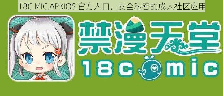 18C.MIC.APKIOS 官方入口，安全私密的成人社区应用