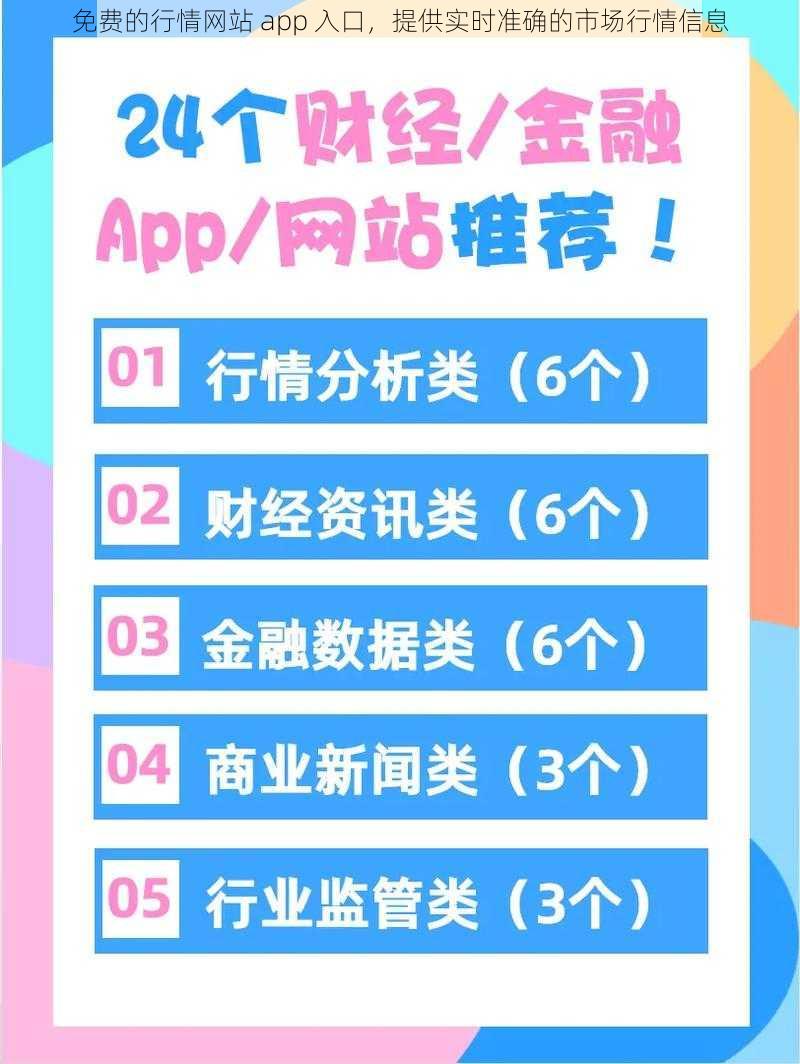 免费的行情网站 app 入口，提供实时准确的市场行情信息
