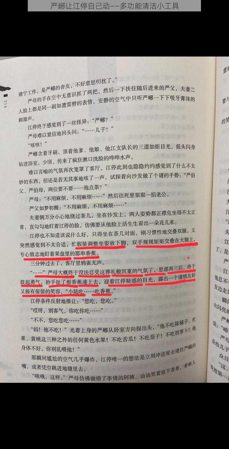 严峫让江停自己动——多功能清洁小工具