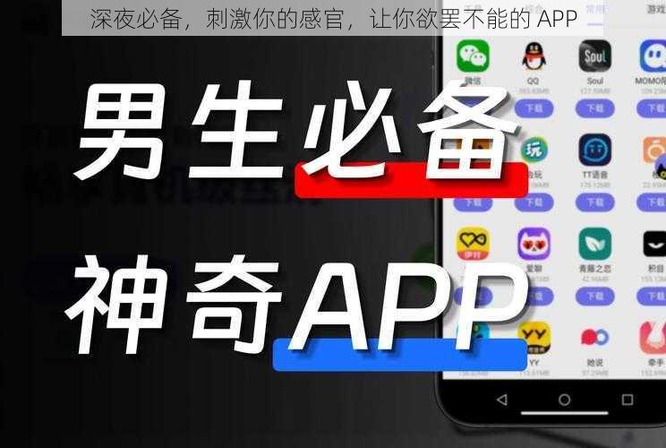 深夜必备，刺激你的感官，让你欲罢不能的 APP