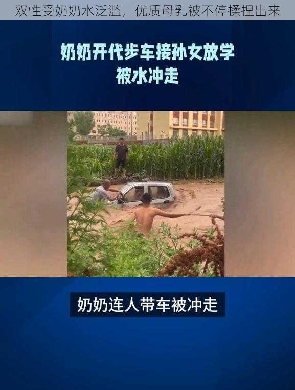 双性受奶奶水泛滥，优质母乳被不停揉捏出来