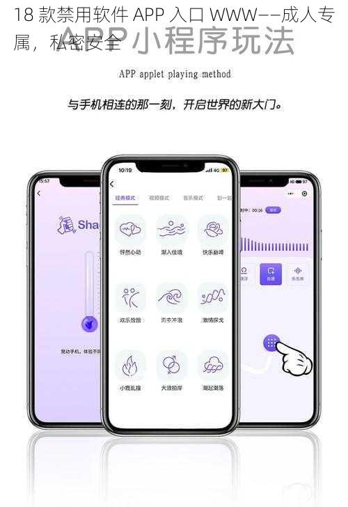 18 款禁用软件 APP 入口 WWW——成人专属，私密安全