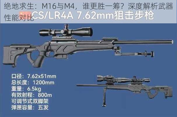 绝地求生：M16与M4，谁更胜一筹？深度解析武器性能对比