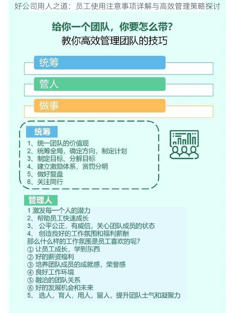 好公司用人之道：员工使用注意事项详解与高效管理策略探讨