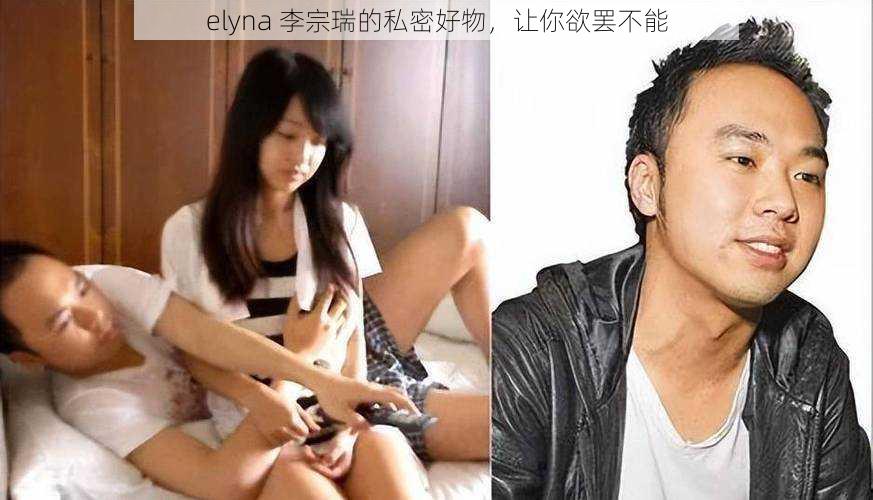 elyna 李宗瑞的私密好物，让你欲罢不能