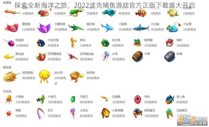 探索全新海洋之旅，2022波克捕鱼游戏官方正版下载盛大开启