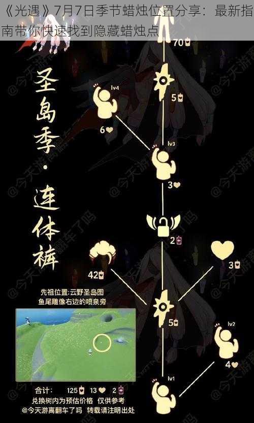 《光遇》7月7日季节蜡烛位置分享：最新指南带你快速找到隐藏蜡烛点