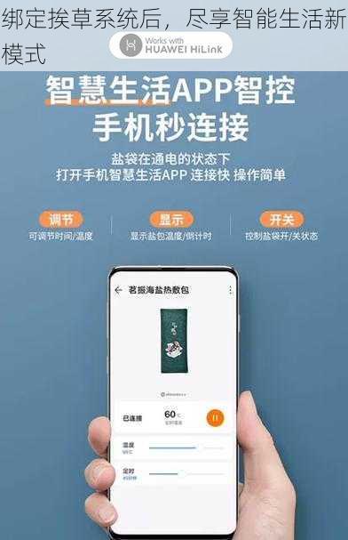 绑定挨草系统后，尽享智能生活新模式