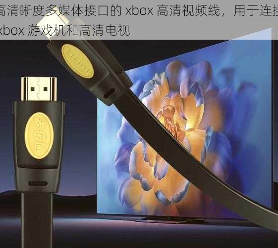 高清晰度多媒体接口的 xbox 高清视频线，用于连接 xbox 游戏机和高清电视