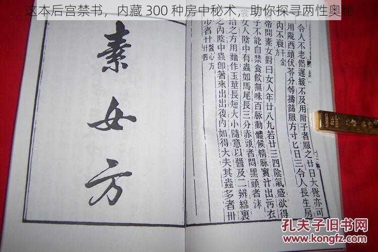 这本后宫禁书，内藏 300 种房中秘术，助你探寻两性奥秘