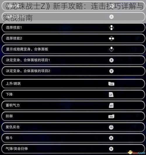 《龙珠战士Z》新手攻略：连击技巧详解与实战指南