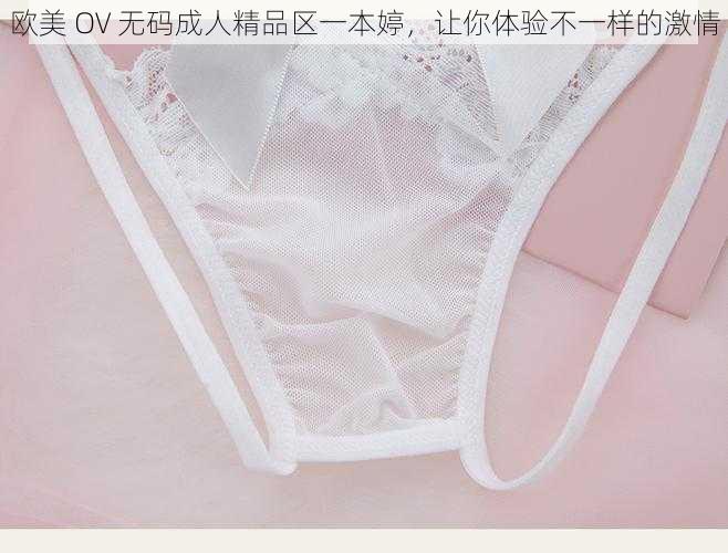 欧美 OV 无码成人精品区一本婷，让你体验不一样的激情