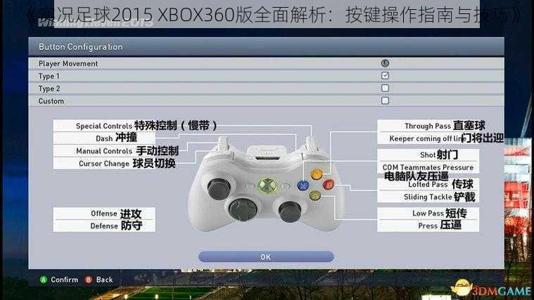 《实况足球2015 XBOX360版全面解析：按键操作指南与技巧》