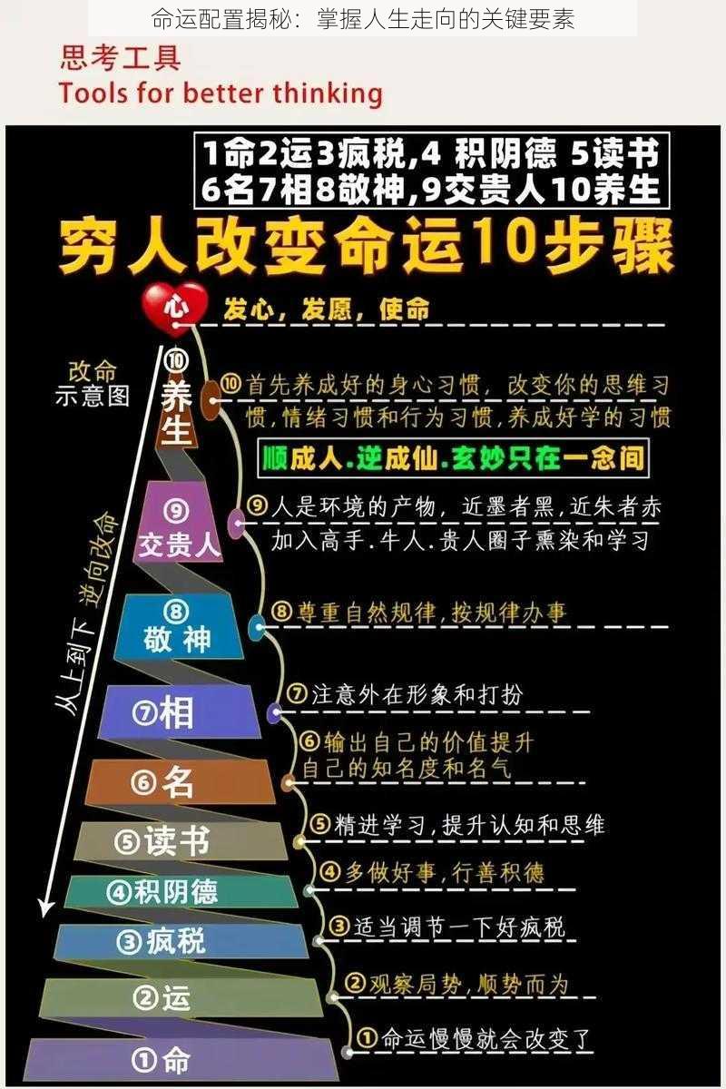 命运配置揭秘：掌握人生走向的关键要素