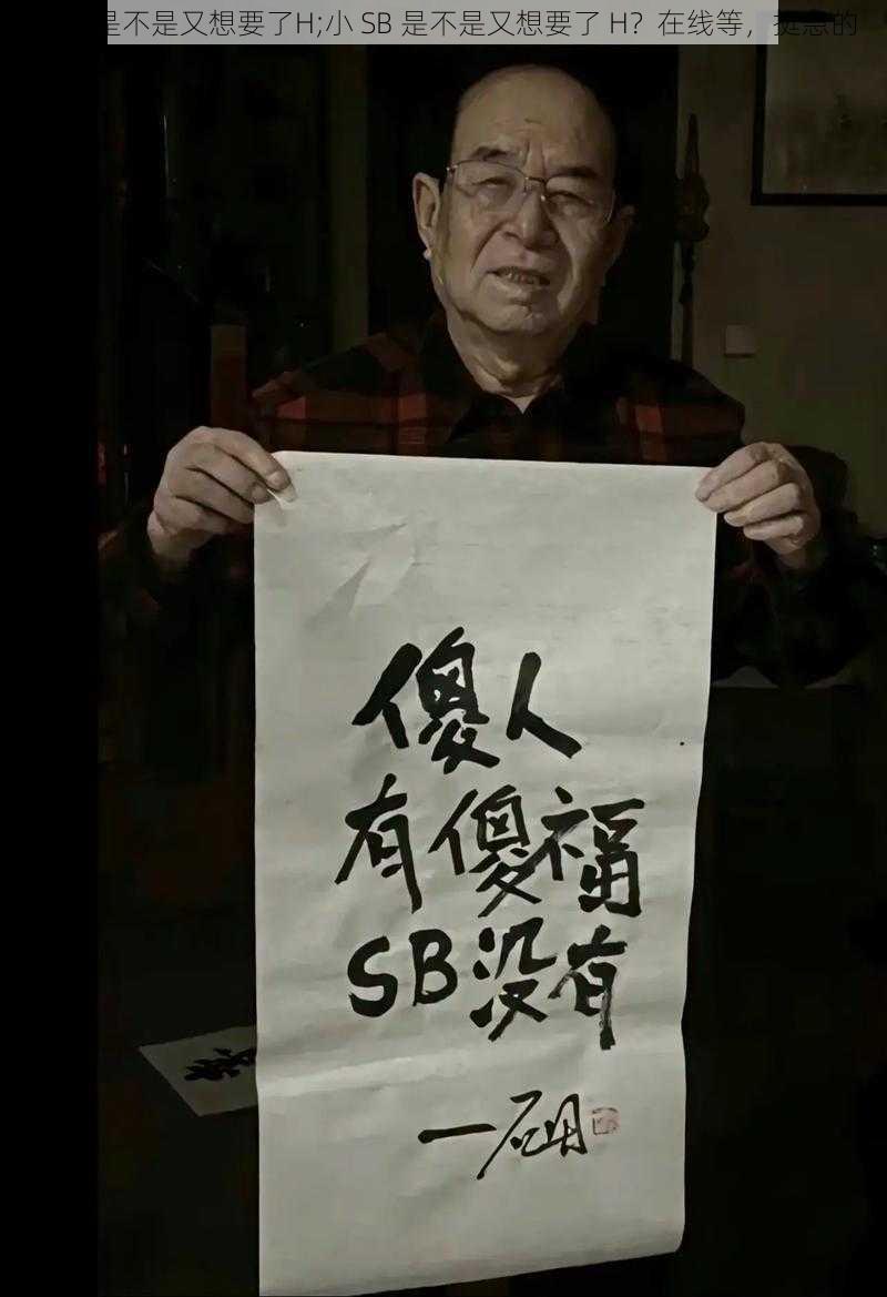 小SB是不是又想要了H;小 SB 是不是又想要了 H？在线等，挺急的