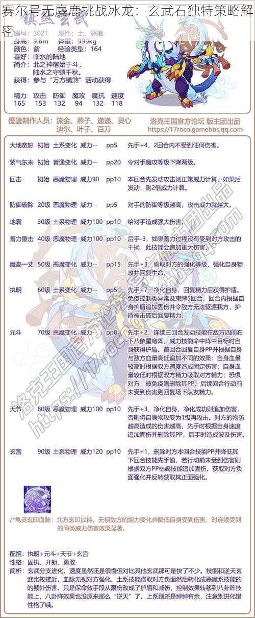 赛尔号无麋鹿挑战冰龙：玄武石独特策略解密