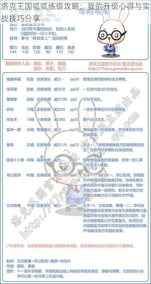 洛克王国呱呱练级攻略：我的升级心得与实战技巧分享