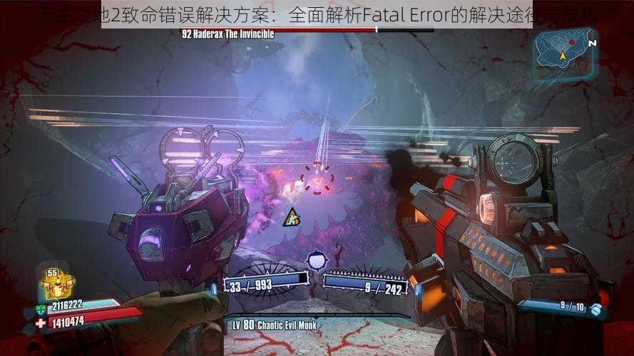 无主之地2致命错误解决方案：全面解析Fatal Error的解决途径与技巧