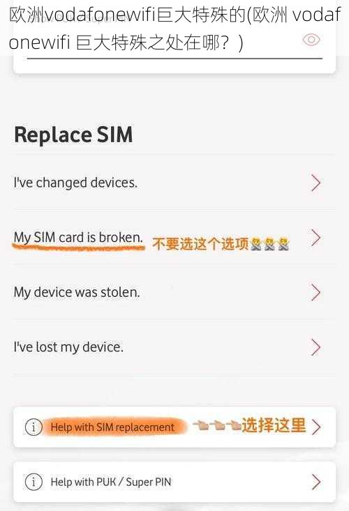 欧洲vodafonewifi巨大特殊的(欧洲 vodafonewifi 巨大特殊之处在哪？)