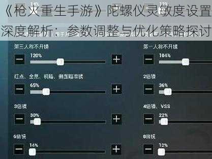 《枪火重生手游》陀螺仪灵敏度设置深度解析：参数调整与优化策略探讨