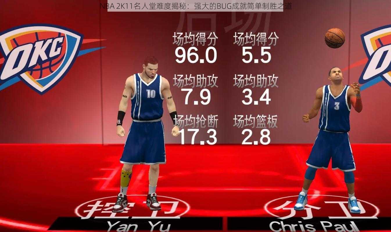 NBA 2K11名人堂难度揭秘：强大的BUG成就简单制胜之道