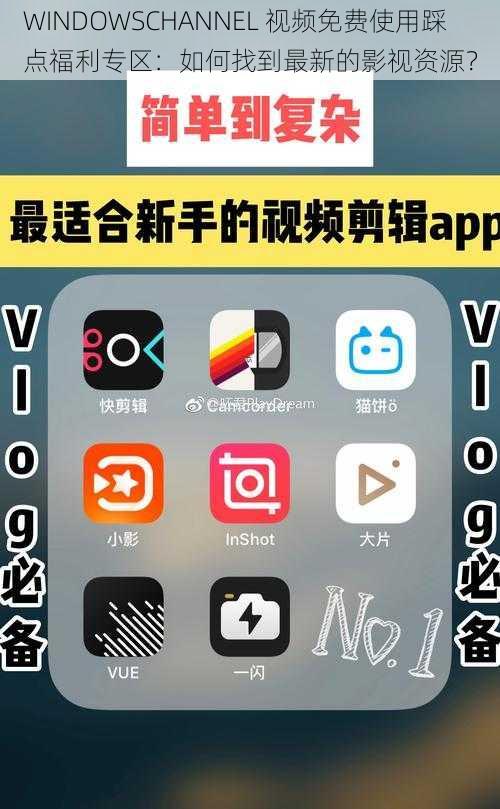 WINDOWSCHANNEL 视频免费使用踩点福利专区：如何找到最新的影视资源？