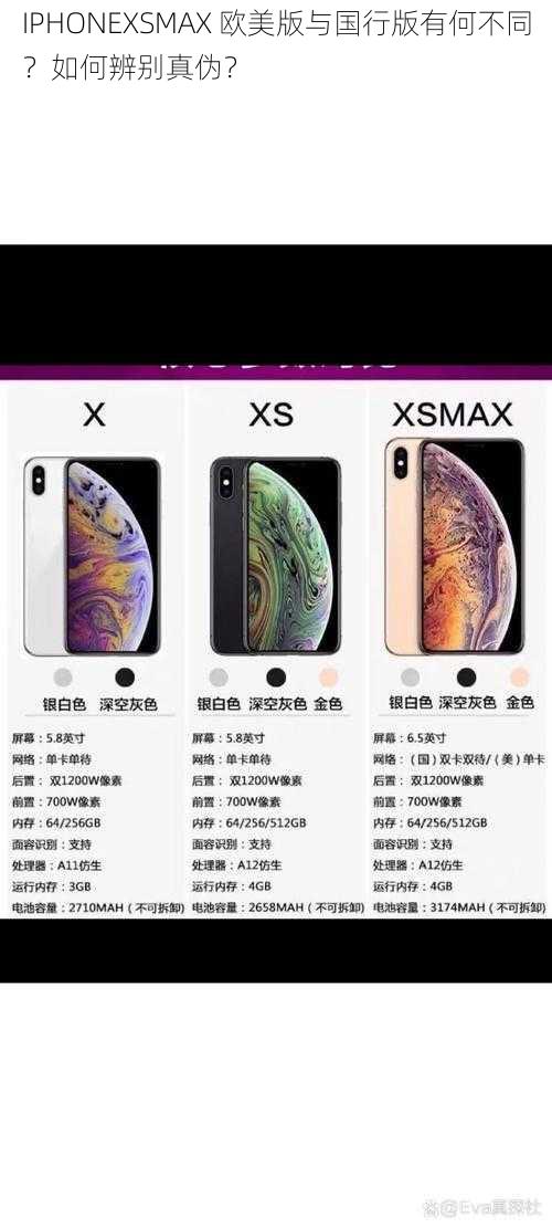 IPHONEXSMAX 欧美版与国行版有何不同？如何辨别真伪？