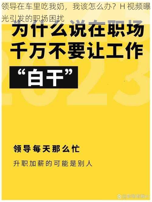 领导在车里吃我奶，我该怎么办？H 视频曝光引发的职场困扰