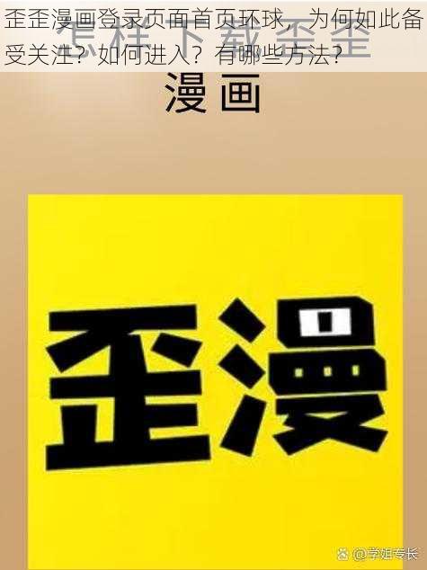 歪歪漫画登录页面首页环球，为何如此备受关注？如何进入？有哪些方法？