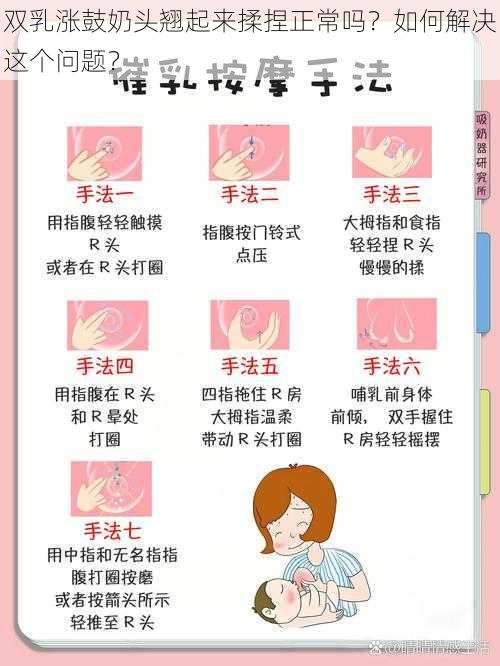 双乳涨鼓奶头翘起来揉捏正常吗？如何解决这个问题？