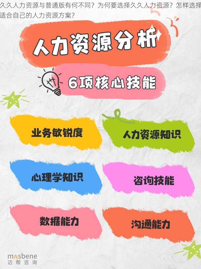 久久人力资源与普通版有何不同？为何要选择久久人力资源？怎样选择适合自己的人力资源方案？