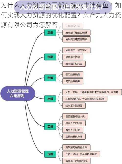 为什么人力资源公司都在探索丰沛有鱼？如何实现人力资源的优化配置？久产九人力资源有限公司为您解答