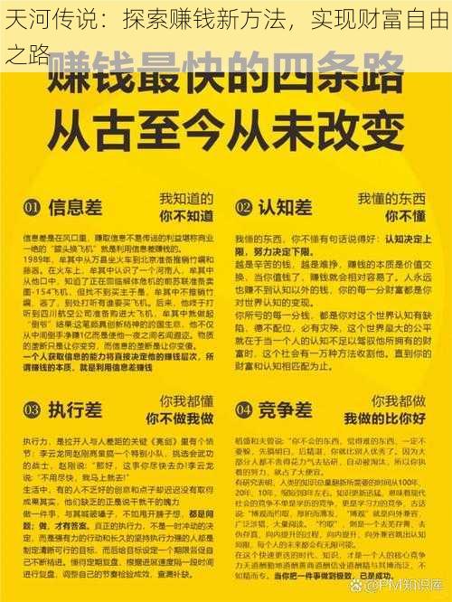 天河传说：探索赚钱新方法，实现财富自由之路