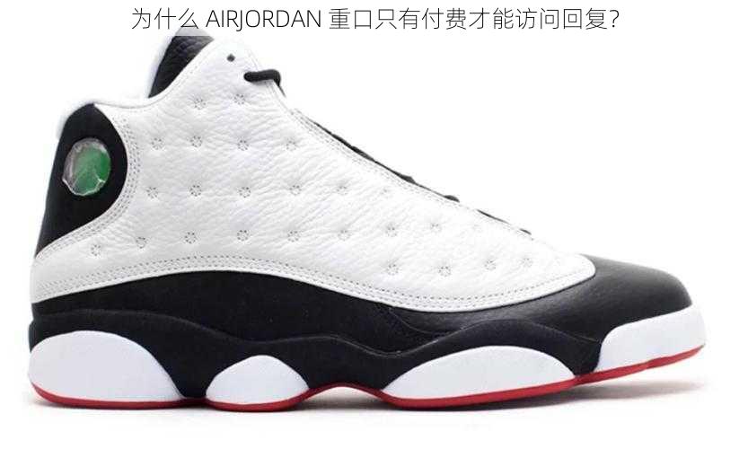 为什么 AIRJORDAN 重口只有付费才能访问回复？