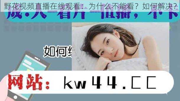 野花视频直播在线观看：为什么不能看？如何解决？