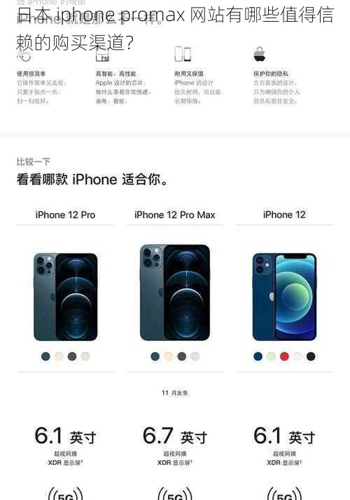 日本 iphone promax 网站有哪些值得信赖的购买渠道？