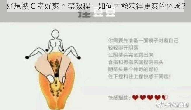 好想被 C 密好爽 n 禁教程：如何才能获得更爽的体验？