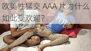 欧美性猛交 AAA 片为什么如此受欢迎？